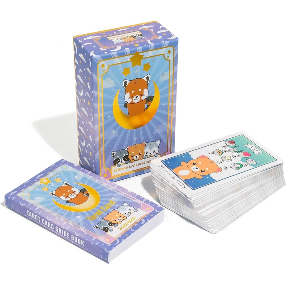88 MIRACLES | Red Panda & Friends Tarot Cards and Guidebook | NEW